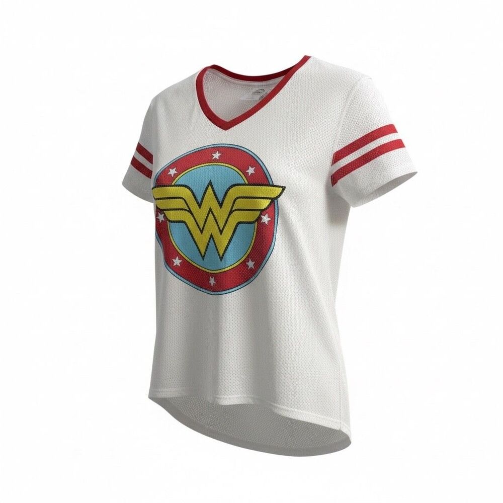 DC Comics Wonder Woman Mesh Shirt Size Large Pre-owned but unused